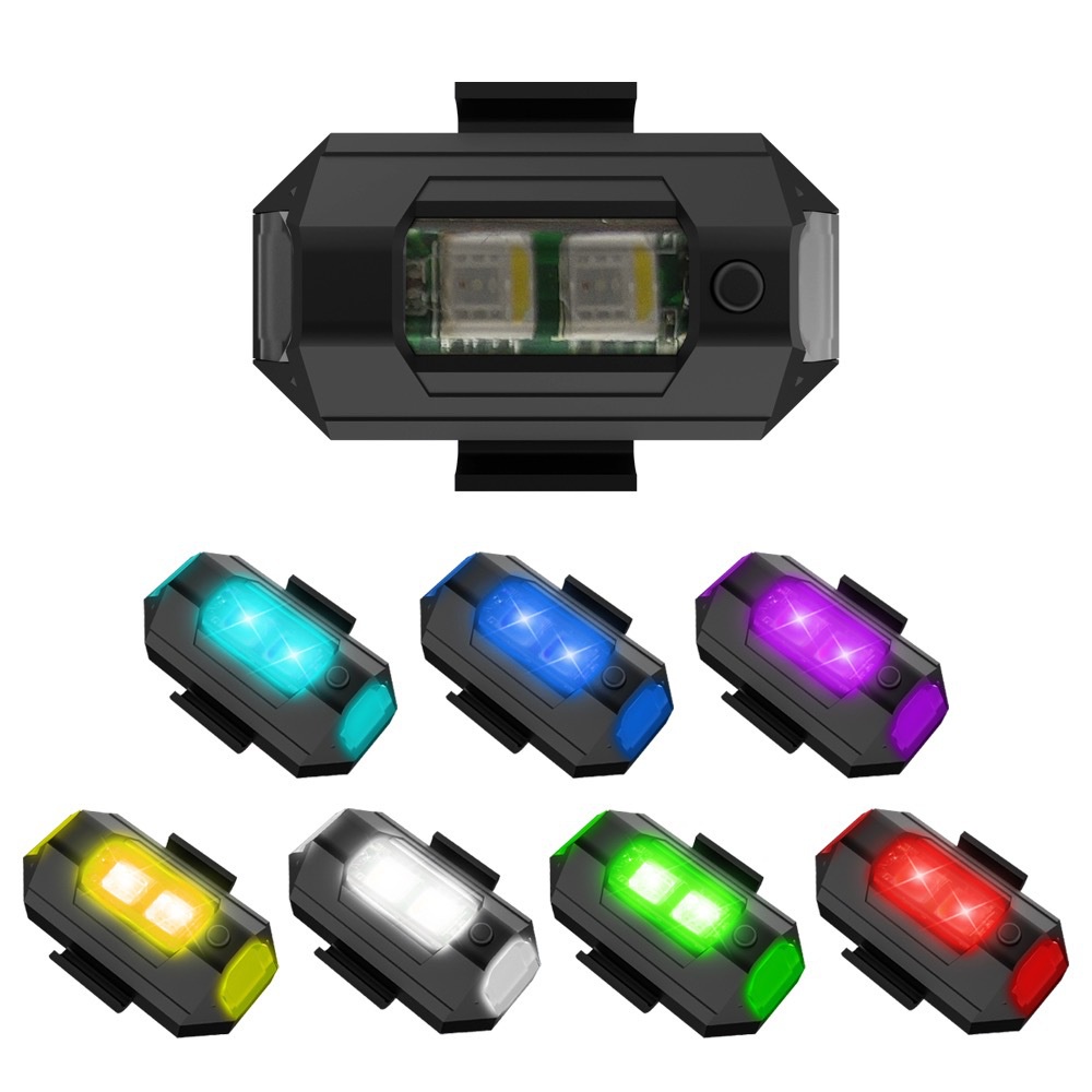 1 PC 7 Kleur Mini USB Opladen  - Drone Strobe Light recensie en prijs